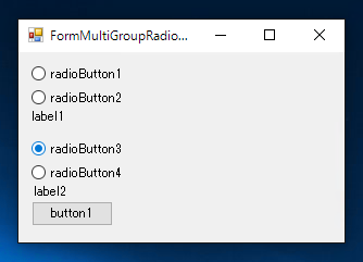 RadioButtonを複数グループで利用する:画像4