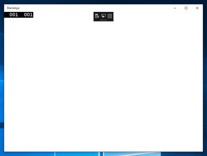 空のWindows ユニバーサルアプリを作成する:画像10