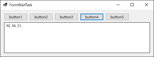 複数のTaskのすべての終了を待つコードと実行結果:画像12