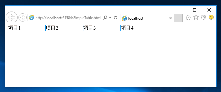 スタイルシートで表を作成する (スタイルシートによるテーブルの作成 table table-row table-cell):画像1