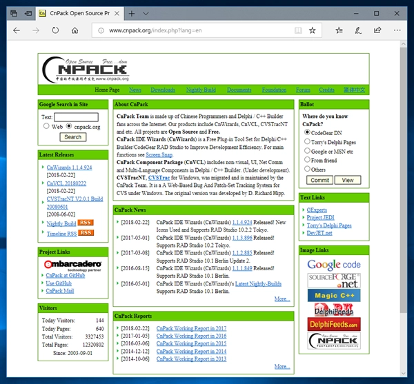 Delphi 10.2 Community Edition に CnPackをインストールする:画像1