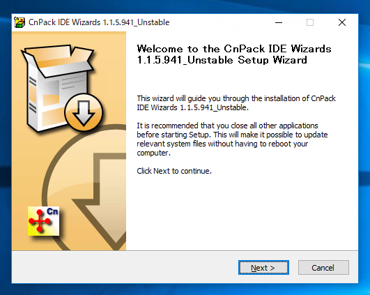 Delphi 10.2 Community Edition に CnPackをインストールする:画像5