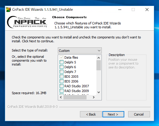 Delphi 10.2 Community Edition に CnPackをインストールする:画像7
