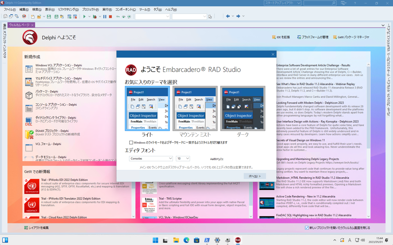 Delphi 11.3 Community Edition のインストール:画像32