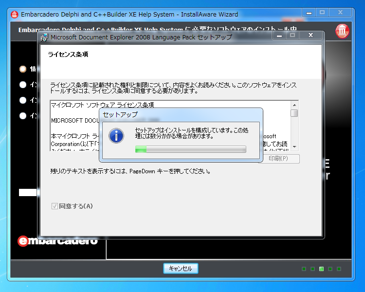 Delphi XE のインストール (ドキュメントのインストール):画像12