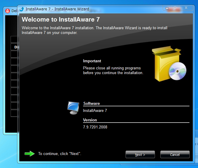 Delphi XE付属のInstallAwareのインストール:画像3