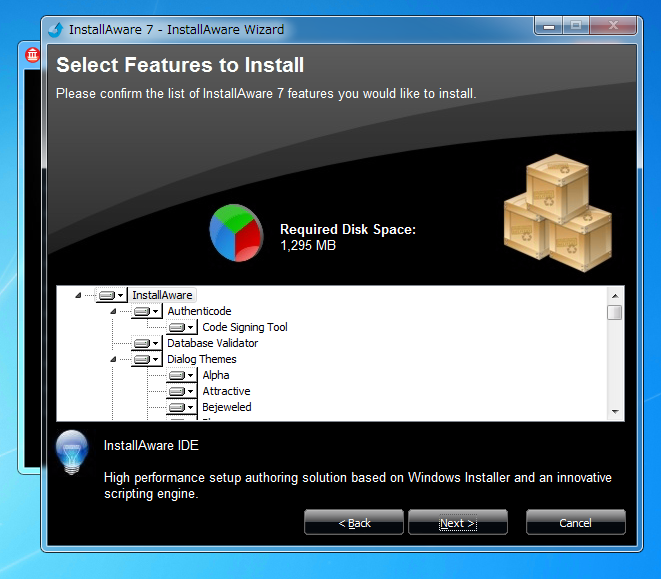 Delphi XE付属のInstallAwareのインストール:画像7