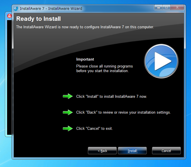 Delphi XE付属のInstallAwareのインストール:画像11