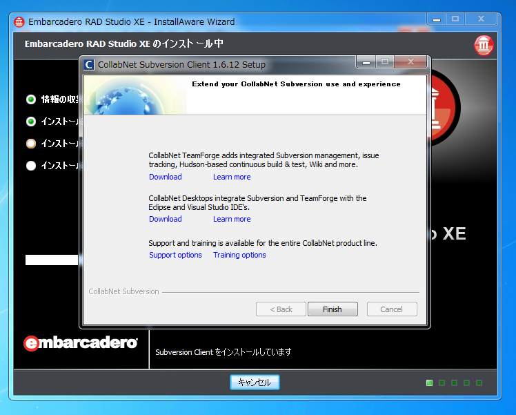 Delphi XE のインストール (サードパーティー製ツールのインストール):画像21