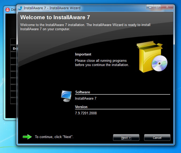 Installaware のインストール:画像2