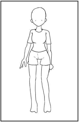 スタイルの良いキャラクターを描くTips - キャラクターのスタイルを強調する:画像17