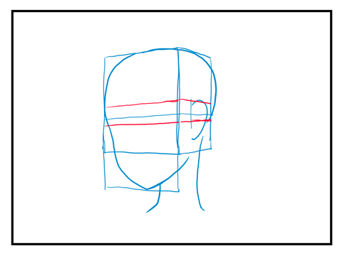 顔のパーツの配置について - 顔の描き方:画像4