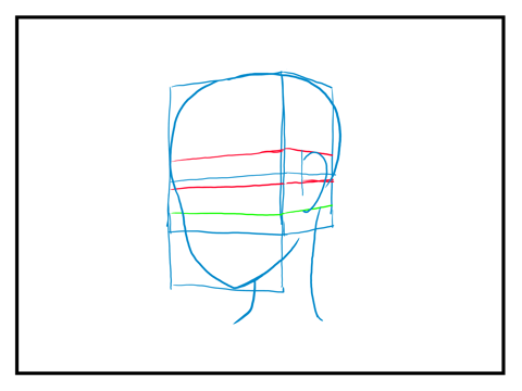 顔のパーツの配置について - 顔の描き方:画像5