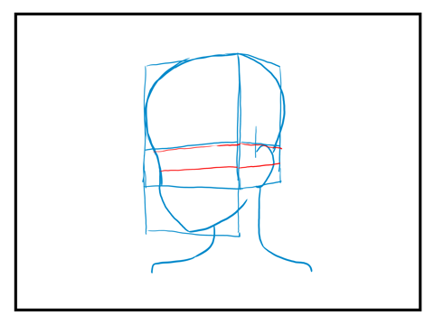 顔のパーツの配置について - 顔の描き方:画像12
