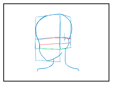 顔のパーツの配置について - 顔の描き方:画像13