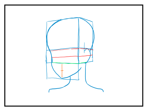 顔のパーツの配置について - 顔の描き方:画像14