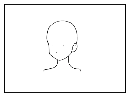斜めから顔を描いた場合に耳の位置と顎の線が不自然になる - 斜めから顔を書いた場合の顎と耳の処理方法:画像28