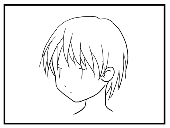 右向きの顔が不自然に見える - 利き手側を向いた顔の描画:画像8