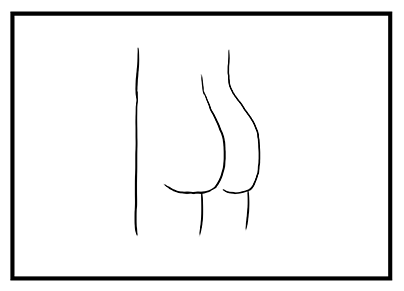 おしりの描き方:画像3
