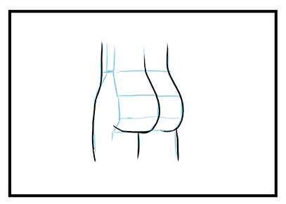 おしりの描き方:画像8