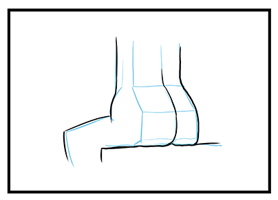 おしりの描き方:画像19