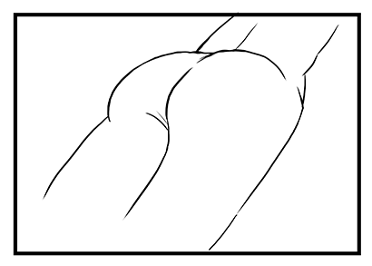 おしりの描き方:画像16