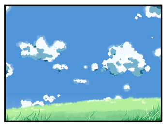 近景の草むらの描き方:画像9