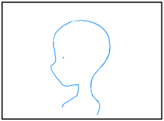 横顔の描き方 - デフォルメされた人物キャラクターの描画:画像85