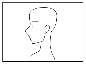 横顔の描き方 - デフォルメされた人物キャラクターの描画:画像7
