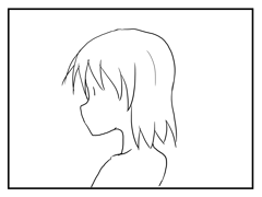 横顔の描き方 - デフォルメされた人物キャラクターの描画:画像78