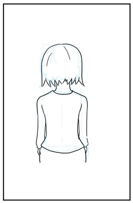 後ろ姿の描き方:画像6