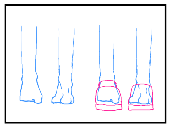 靴の描き方:画像12