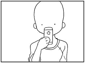 スマートフォンの描き方・キャラクターへの持たせ方:画像19