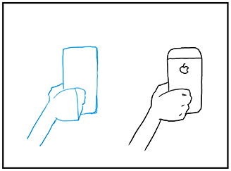 スマートフォンの描き方・キャラクターへの持たせ方:画像24