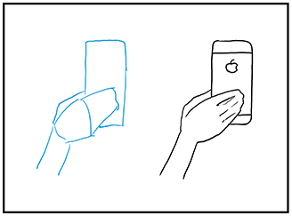 スマートフォンの描き方・キャラクターへの持たせ方:画像26