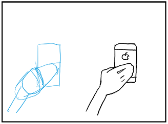 スマートフォンの描き方・キャラクターへの持たせ方:画像21