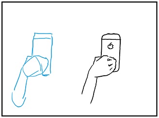 スマートフォンの描き方・キャラクターへの持たせ方:画像22