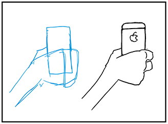 スマートフォンの描き方・キャラクターへの持たせ方:画像23