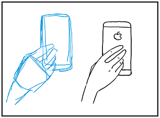スマートフォンの描き方・キャラクターへの持たせ方:画像28