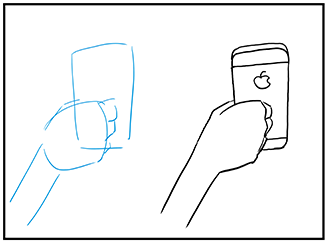 スマートフォンの描き方・キャラクターへの持たせ方:画像25
