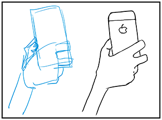 スマートフォンの描き方・キャラクターへの持たせ方:画像30