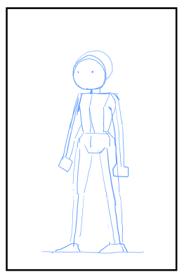キャラクターの立ちポーズの書き方:画像2