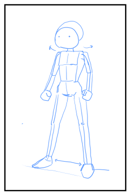 キャラクターの立ちポーズの書き方:画像4