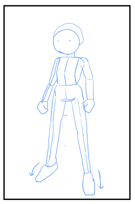キャラクターの立ちポーズの書き方:画像8