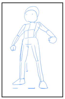 キャラクターの立ちポーズの書き方:画像10