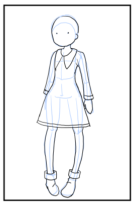 キャラクターの立ちポーズの書き方:画像19