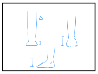 つま先の描き方・足先の描き方:画像6