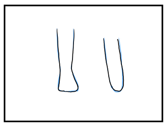つま先の描き方・足先の描き方:画像16