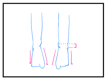 つま先の描き方・足先の描き方:画像4