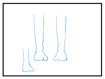 つま先の描き方・足先の描き方:画像9